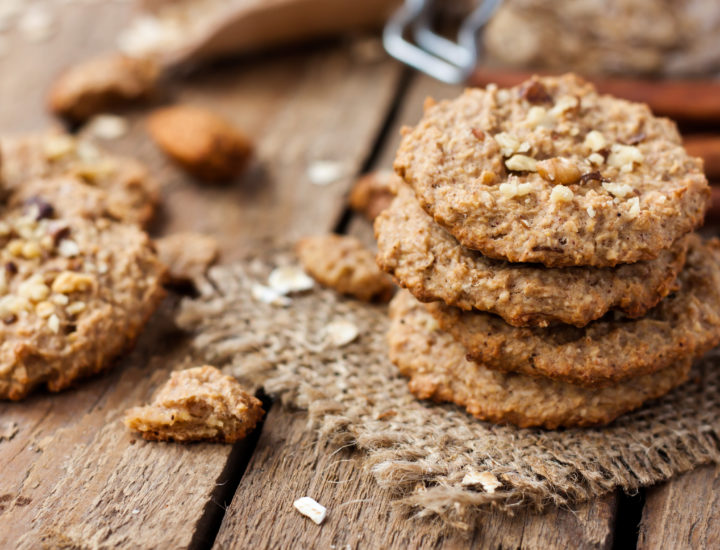 Banana Nut Oatmeal Protein Cookies